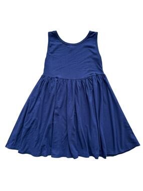 Vivie And Ash Handmade Blue Tank Twirl Dress Size 7